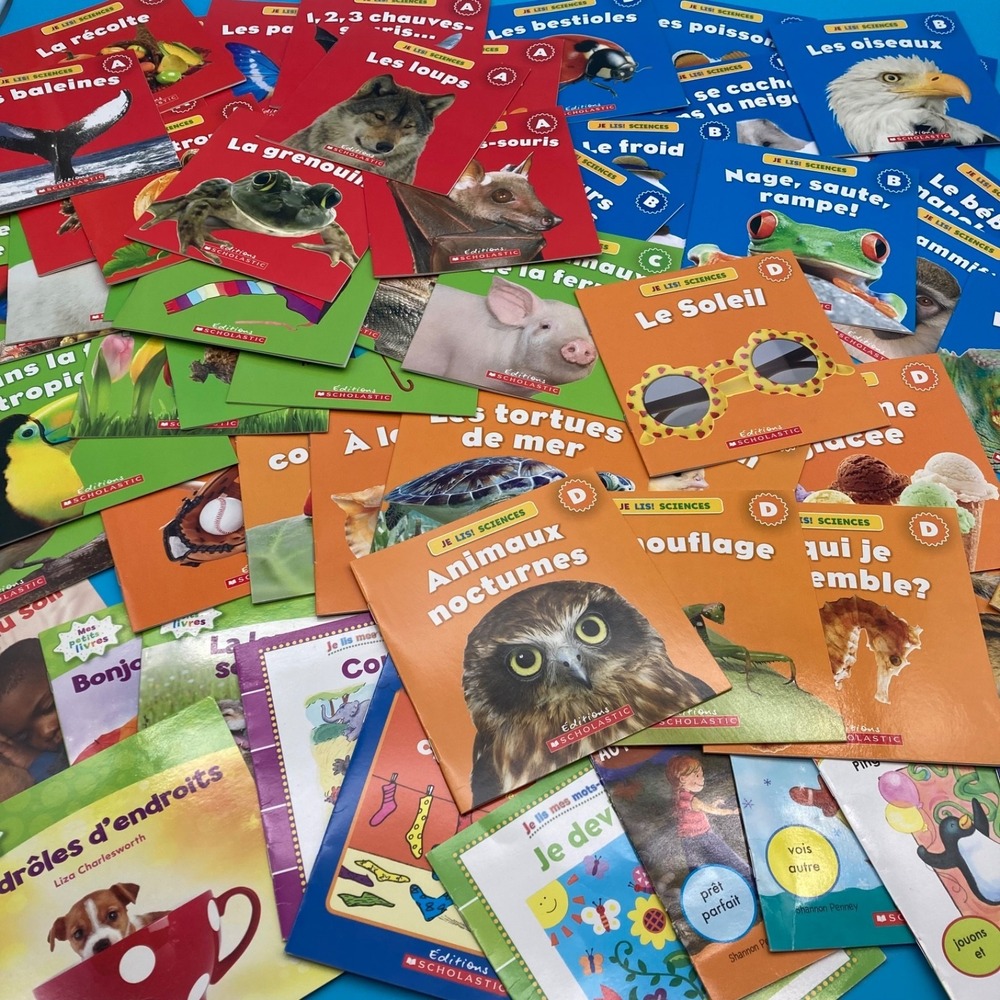 Scholastic French Kids Books Lot 59 Je Lis Sciences Early Readers Levels A-D